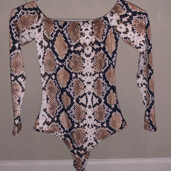 Snake print bodysuit - Picture 1 of 2